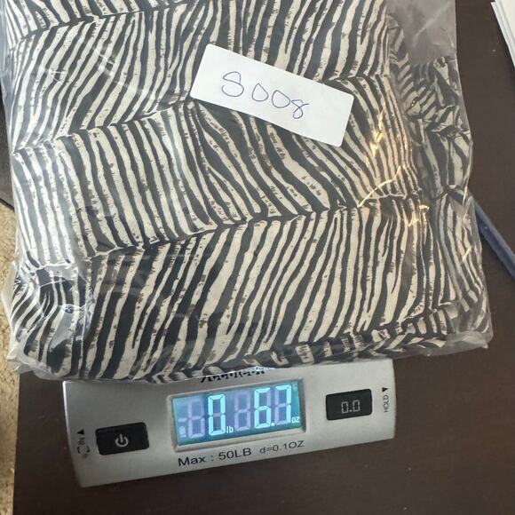 Notations Woman Zebra Print Blouse Top Black White 1X Button Front 3/4 Sleeve - Picture 8 of 8